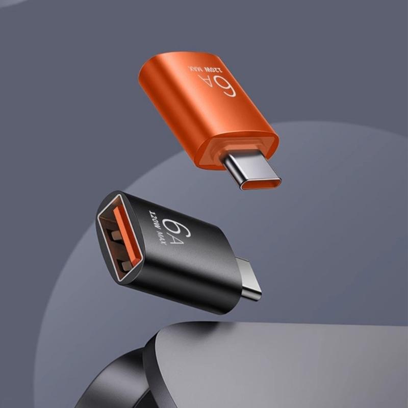 Type C To USB 3.0 Conversion with 6A Quick Charges Capability Speed USB 3.0 To Type C Adapter for Smartphones
