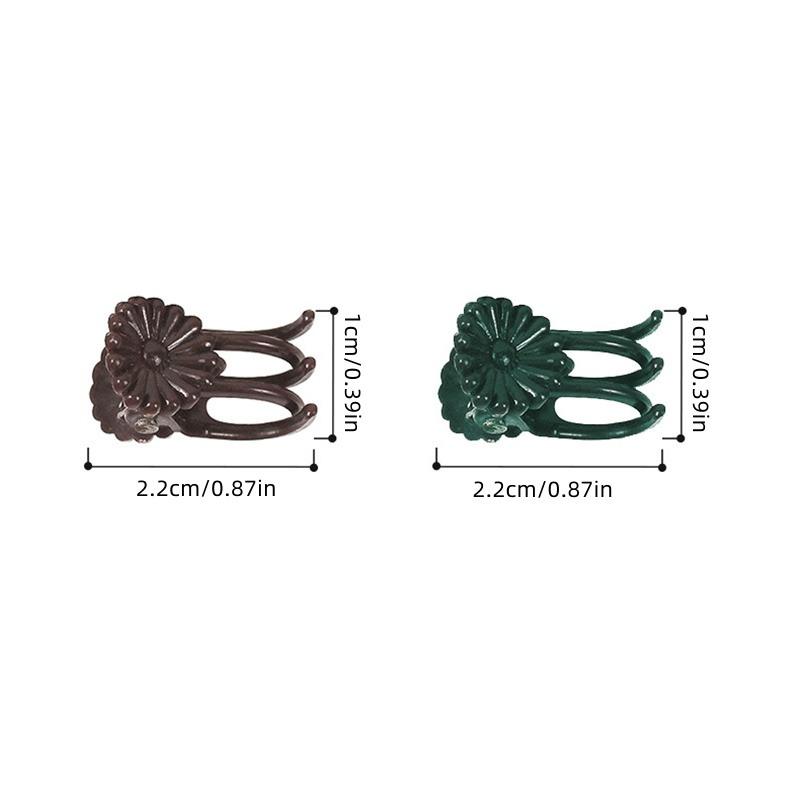 100/200pcs Clips for Garden Plants Plastic Holder Clip for Orchid Stem Plant Holder Clamps for Stem Fruit Vegetable
