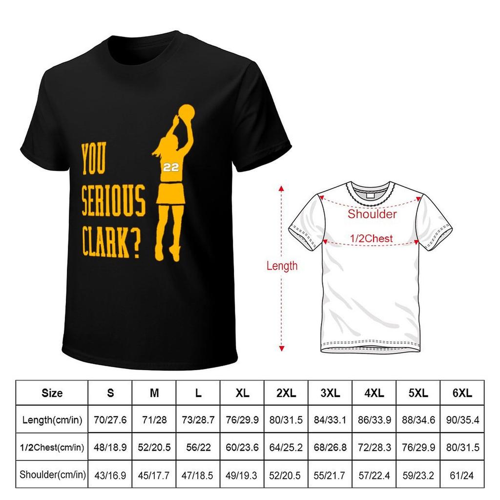 Youseriousccaitlliinncllaarkk TShirt Croswit Shirt Man Heavyweights Shirts Graphic Mens Cotton Tshirt