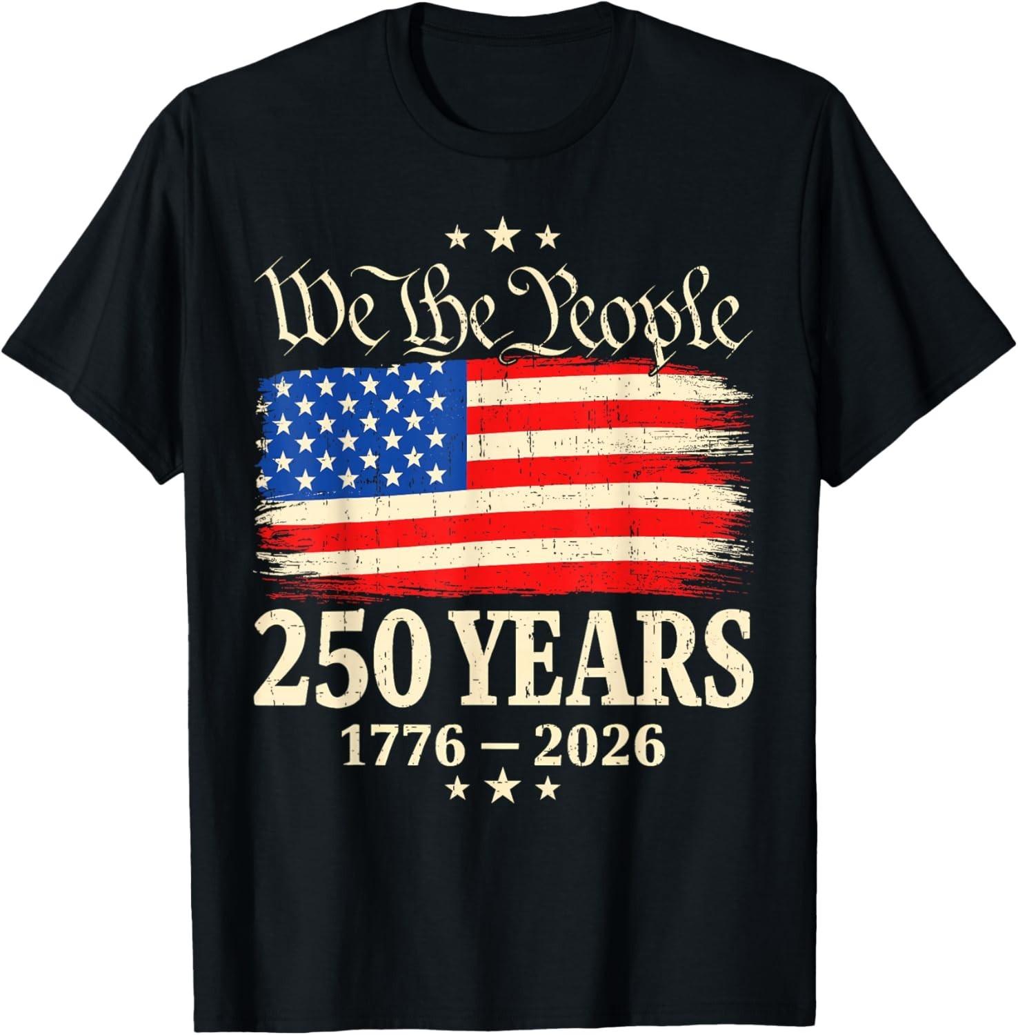 250 Anniversary USA 4th of July Patriotic 250 Years American T-Shirt S разноцветный