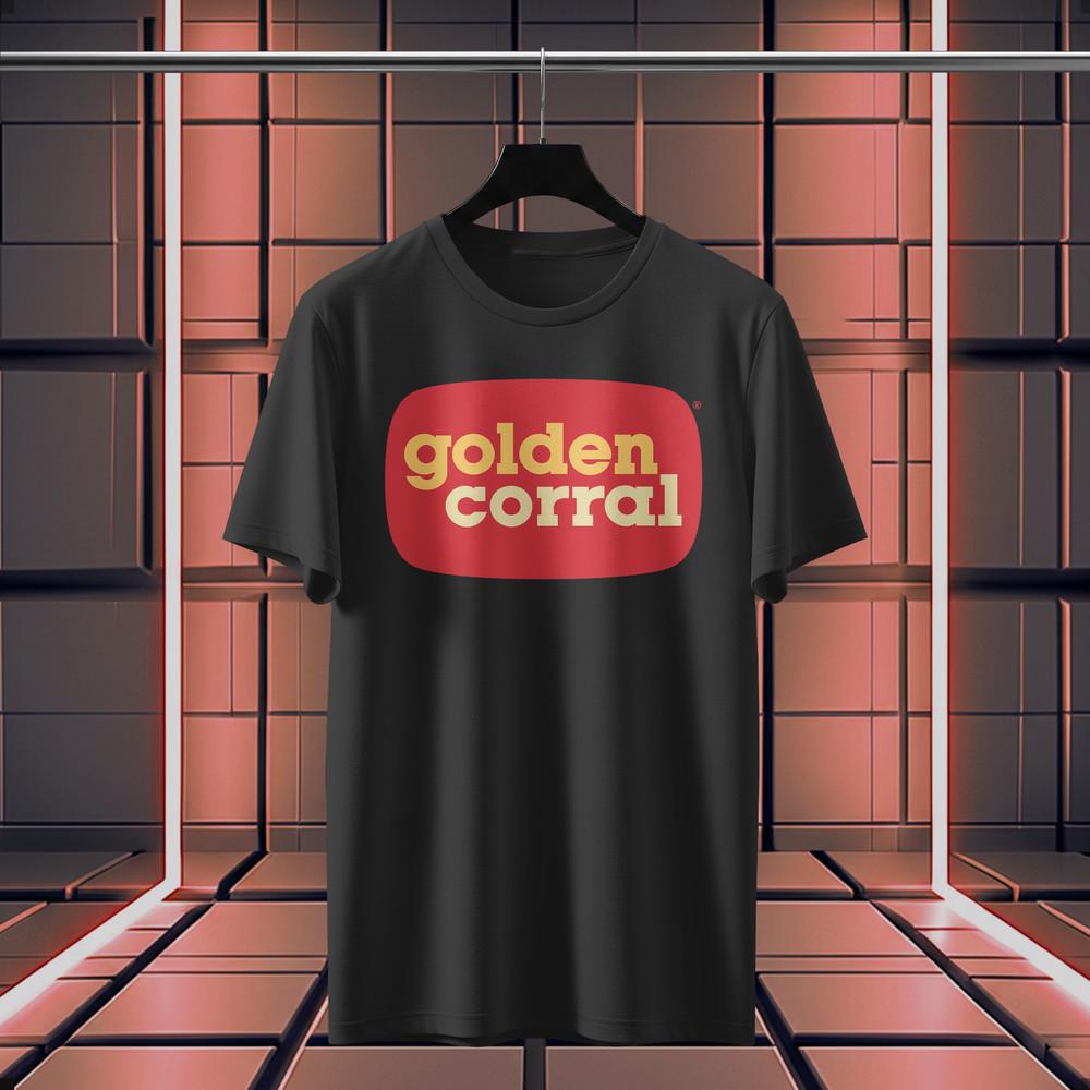 Golden Corral Restaurant logo funny T-Shirt Size S-5XL Made in USA Unisex T-Shirt XXXL