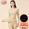 Langsha Women's Seamless Body-Shaping Thermal Underwear Set