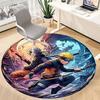 1pc Kakashi Office Round Area Rug, Under Office Chairs Bedroom Living Room Home Decor  a1022105