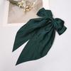 Hairpin Bow Theme Chiffon Long Ribbon Hair Clip Bright Color Lightweight Back Head Hair Claw Hair Accessories