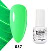 GELPOLISH Nail Art Set: Base, Top Coat, Transparent & White Gel Polishes