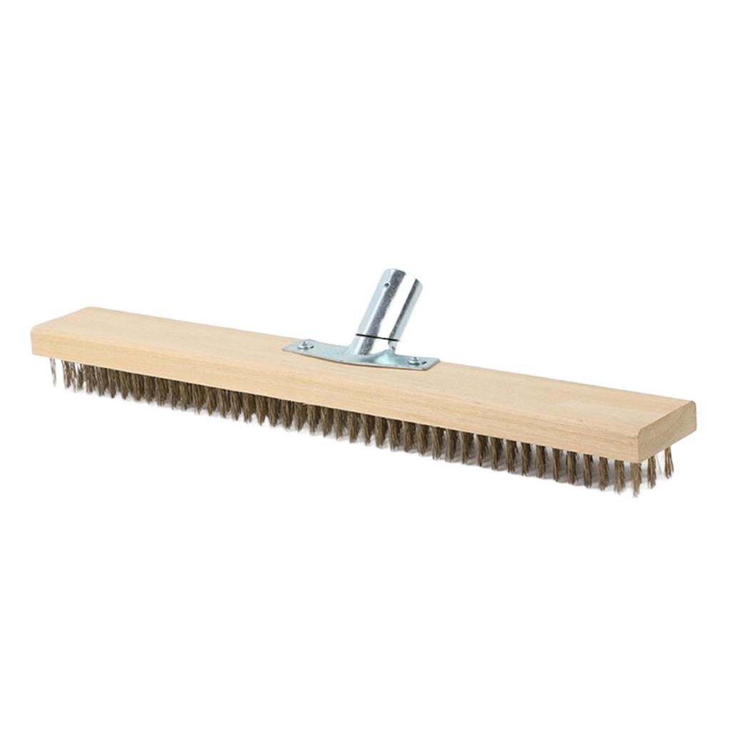 Wire Brush Cleaning Metal Surface Texturing Bristle Wire Brush Barbecue Pool Garage Patio Removing Rough Surface Wire Broom