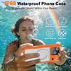 For IPhone 17 Air Pro Max 16 Plus Case IP68 Waterproof Full Body Protective Magnetic Cover Built-in Screen Protector Shockproof