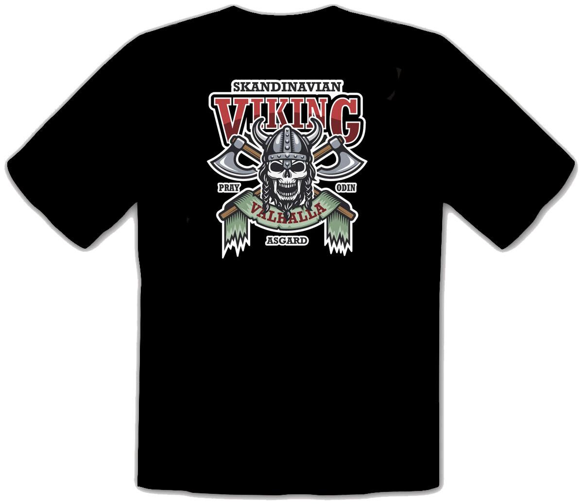 

26 Viking - Black Fun T-Shirt Biker Rock Music Odin -023- Unisex T-Shirt 5XL різнокольоровий