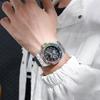 Rhinestone Set Bezel Design Men Automatic Steel Mechanical Watch Tourbillon Luminous Waterproof Men's Wrist Watch