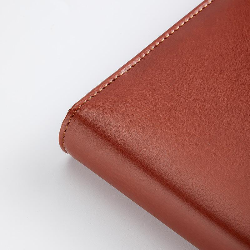 A4 Business Folder with Calculator and Zipper - Sales Manager's Document File Folder