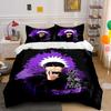 Character with Purple Background. Bedding Sets Duvet Cover Sets Duvet Covers Pillowcases(1 * Duvet Cover 2 * Pillowcases Without Duvet Insert)