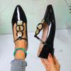 Fashion Luxury Flats Shoes Women Elegant Shallow Shoes Summer New Pointed Toe Retro Shoes Designer Dress Walking Flats Mujer Zapatillas