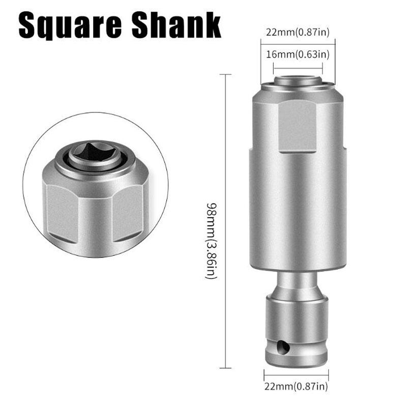 

Многофункциональная насадка-переходник для электрического гайковерта, квадратная рукоятка, пробойной электрический гайковерт в электрический молоток-переходник Square Shank оранжевый