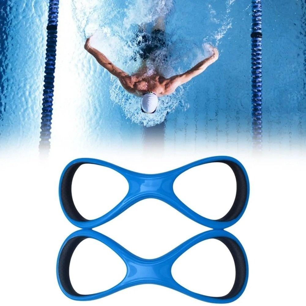 Ergonomic Shape Forearm Fulcrum Fin High Elbow Design Webbed Glove Swimming Paddles  Swim Training