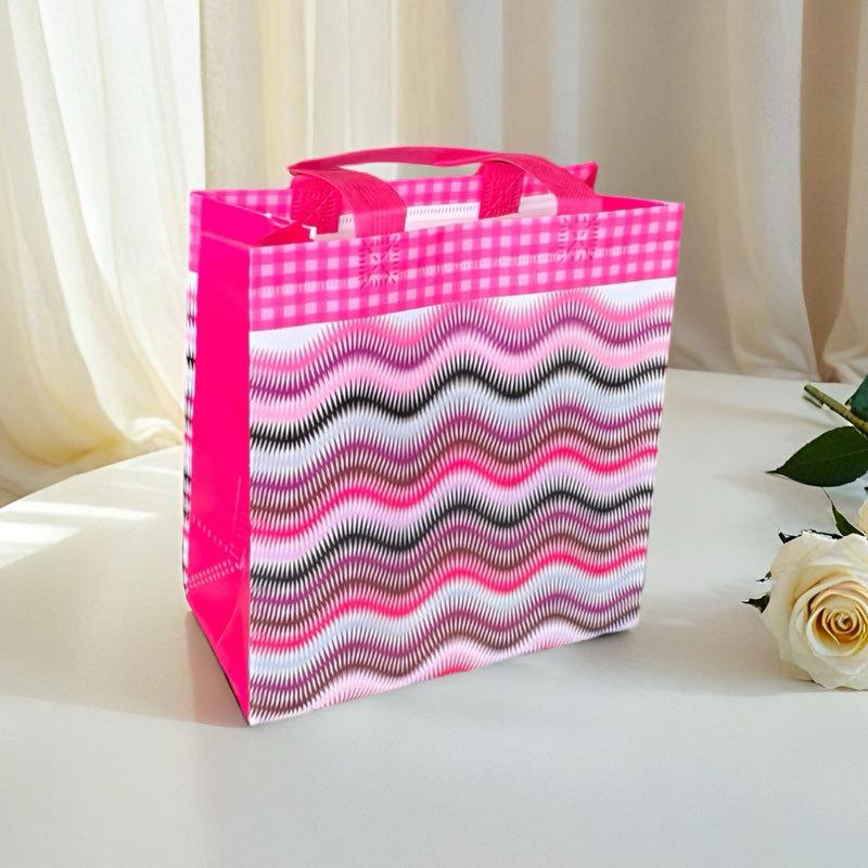 StoBag wave pattern gift wrapping bags for sweets reusable candy treat bags colorful party favors kids birthday packaging