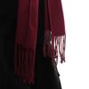 Business Autumn Winter Warm Long Shawl Cotton Scarf Pashmina Cotton Pure Color