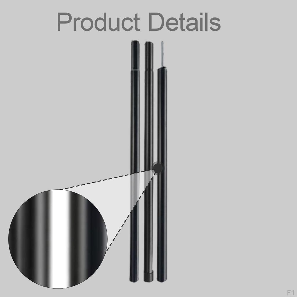 1.5 Meters Tent Awning Wind Wall Support Pole Replacement for Headroom Canopy Accessory Portable