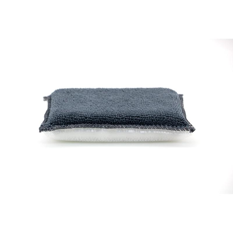 

2Pcs Car Wash Pad Soft Double Side Microfiber Scrubbing Sponge Car Interior Leather Scrubbing Sponge Car Interior Cleaning Tools