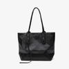 New large capacity Tote bag texture shoulder bag Fashion handbag Birthday gift Female length 38cm high 29cm wide 14cm