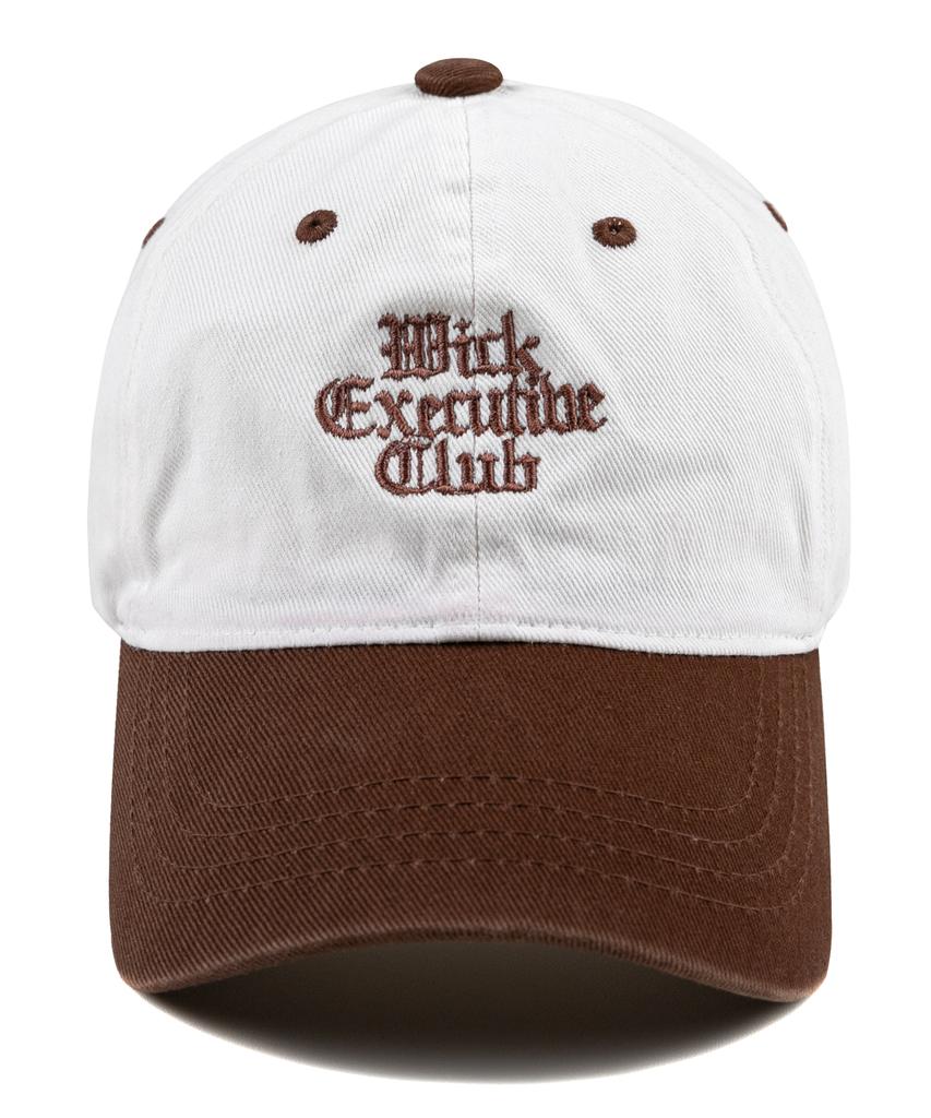 Wig Color Block Executive Club Washed Ball Cap - Brown