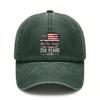 Patriotic Baseball Hat - Vintage Washed Print 1776-2026 USA Flag Adjustable Sun Cap Unisex Casual Daily Wear Baseball Cap