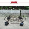 Thickened Round Mobile Flower Pot Stand