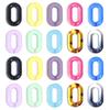 10pcs/lot Colorful Oval Acrylic Chain Clasps For Jewelry Making Findings DIY Earrings Bracelet Necklace Connector Accessories