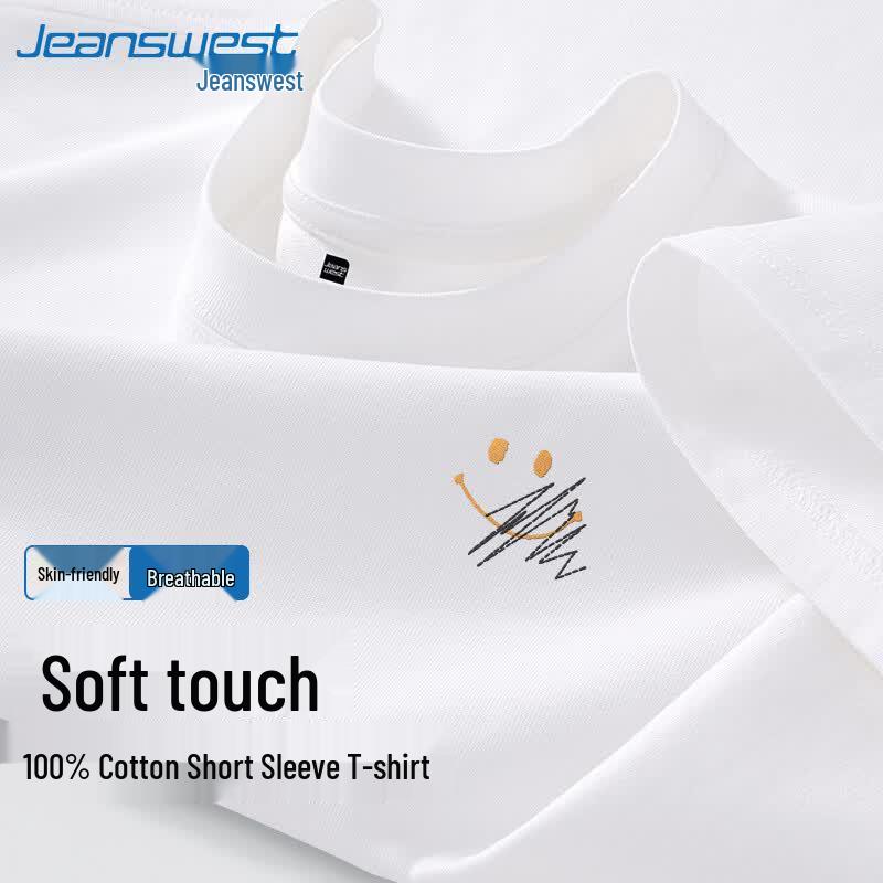 Jeanswest Men s Cotton Loose-Fit Short Sleeve T-Shirt 3XL