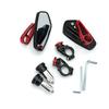 7/8" 22mm CNC Motocyklová Zpětná Zrcátka Univerzální Čiré Sklo Skútr Koncovka Řídítek Zpětné Zrcátko Příslušenství