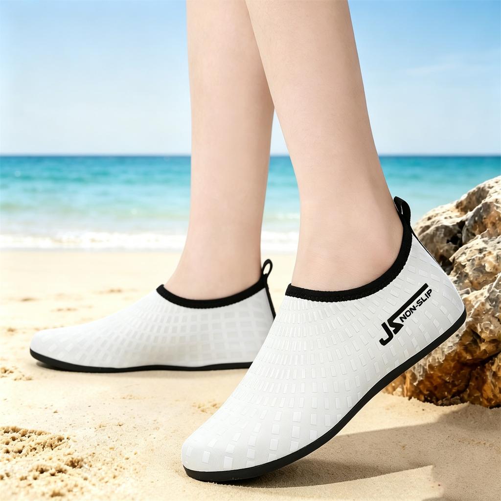 JS Non-Slip Unisex Large Size Casual Water Shoes Lightweight Quick-Dry Beach Socks for Swimming Hiking Surfing Diving Walking