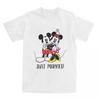 Mickey and Minnie Just Married Shirt Accessories 100% Cotton T-shirt Clothing Vintage Tee Shirt Printed Unisex