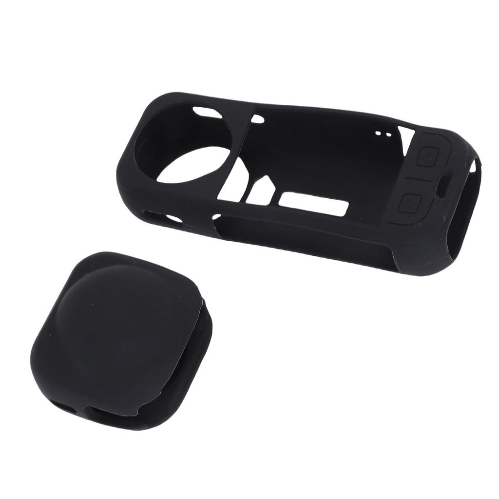 Custodia in Silicone per Fotocamera Tappo Obiettivo Adatto per Insta360 X5 Custodia Protettiva in Silicone per Fotocamera e Protezione Obiettivo