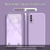 Redmi 9T Anti-Fall Liquid Silicone Solid Color Case
