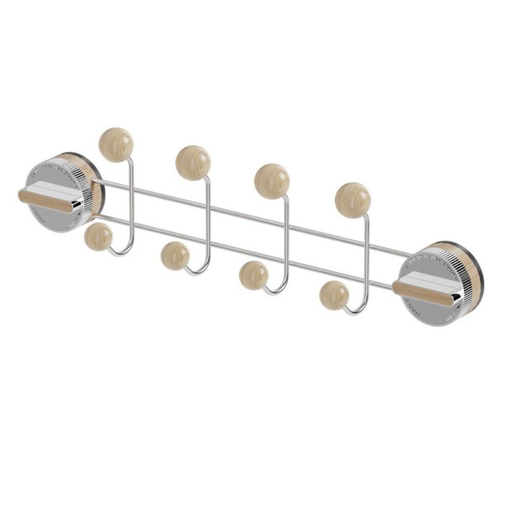 No-Punch Key Storage Rack Wall Mounted Clothes Coat Hooks Door Rear Hooks  Living Room