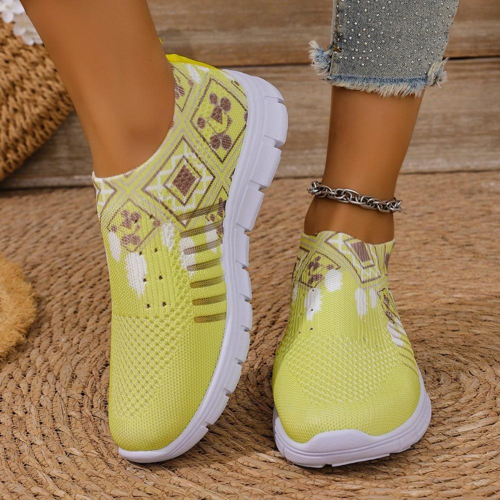Fashion Women Mesh Breathable Slip on Flat Shoes Woman Tenis Ladies Casual Walking Footwear Sneakers Womens Vulcanize Shoes