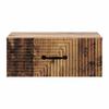 Wall Mounted Nightstand Reclaimed Wood Look 49 X 34.5 X 20 Cm