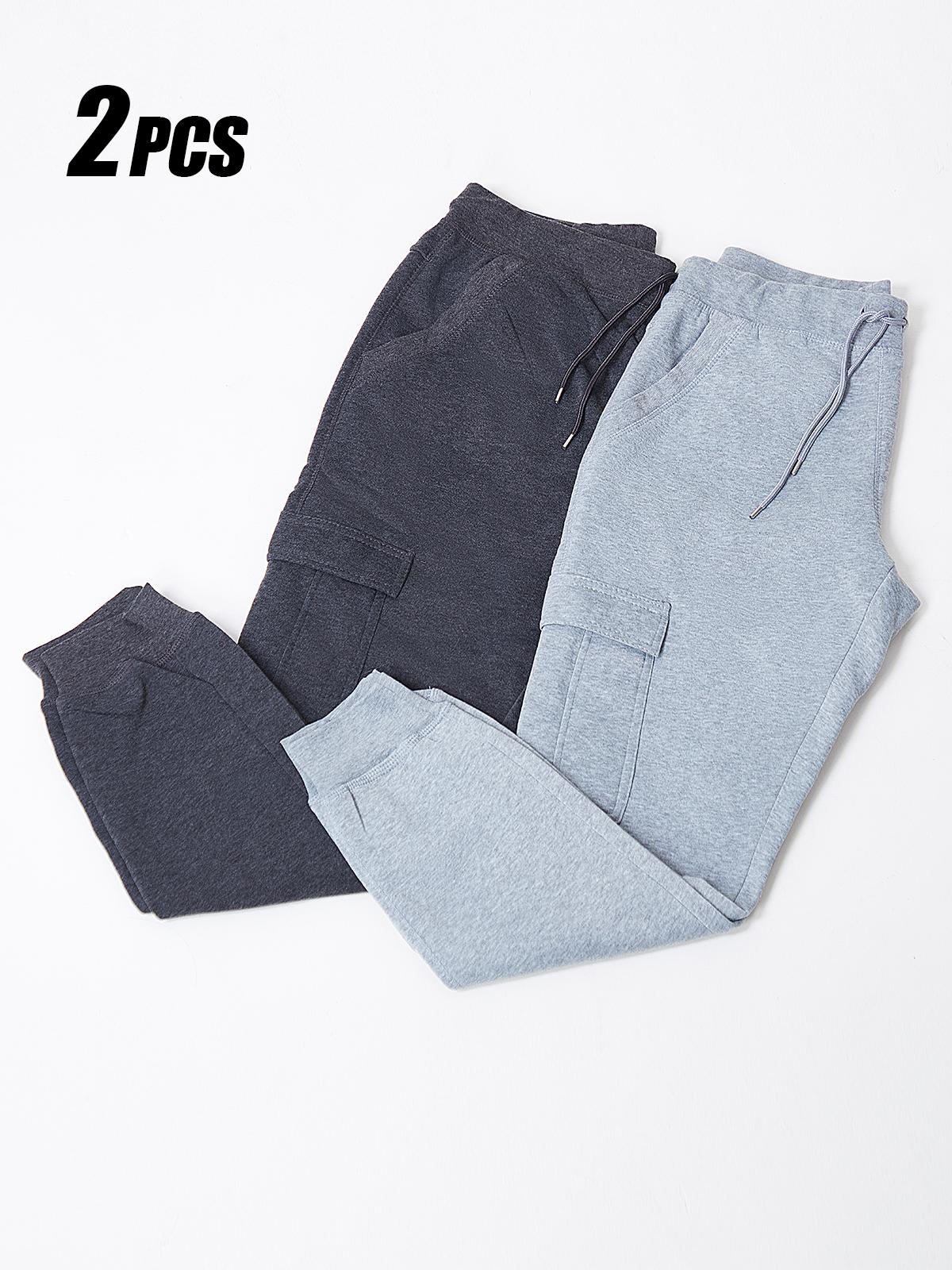 Rose Beauty A свободные повседневные флисовые спортивные брюки S серого дэви — фото 11