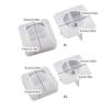 Silicone Storage Box Mould Jewelry Box Moulds Square Shaped Resin Mold Storage Container Molds with Lid for DIY Crafts