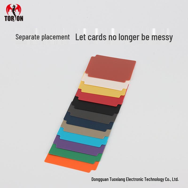 Colored Frosted PP Card Dividers for TCG: Pokemon, Ultraman, Yu-Gi-Oh
