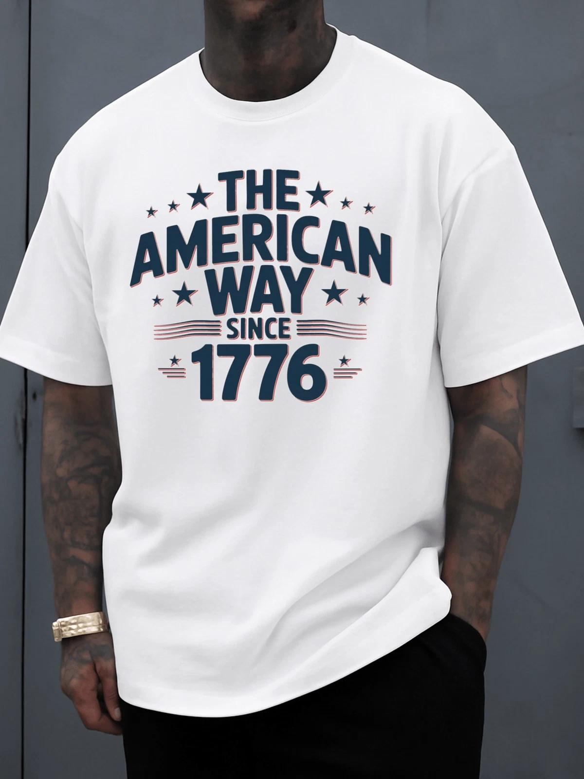 The American Way Since 1776 T-Shirt - Patriotic USA Heritage Graphic Tee XXL