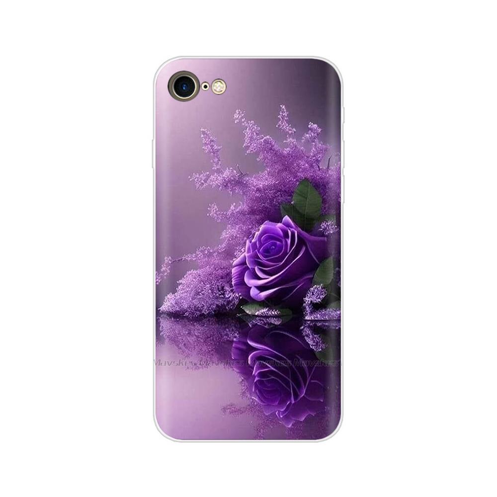For iPhone SE 2020 Case Fashion Cartoon Soft TPU Back Cover For iPhone SE Clear Silicone Casing Protective Cases For iPhoneSE