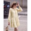 TonLion Women's Lace Panel A-Line Dress