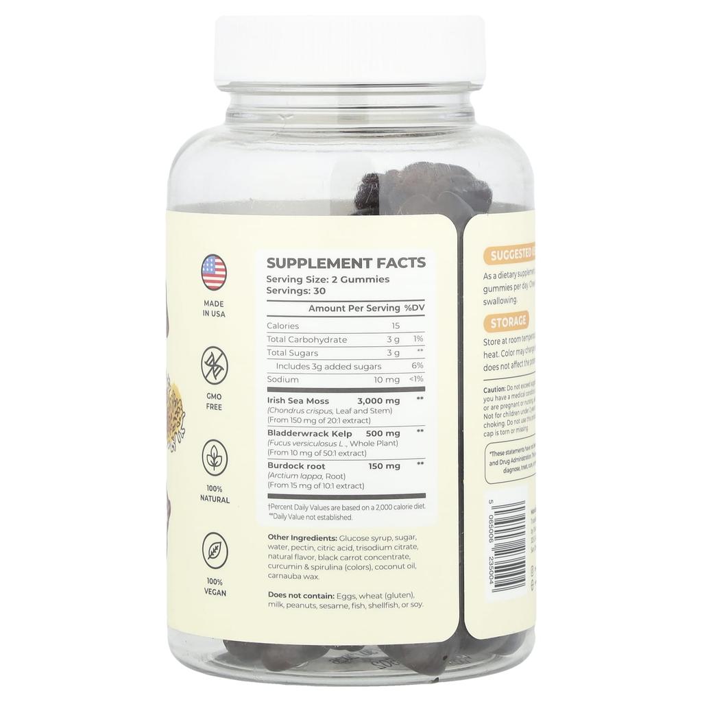 Sea Moss Gummy Jelly, 60 Gummy Jelly