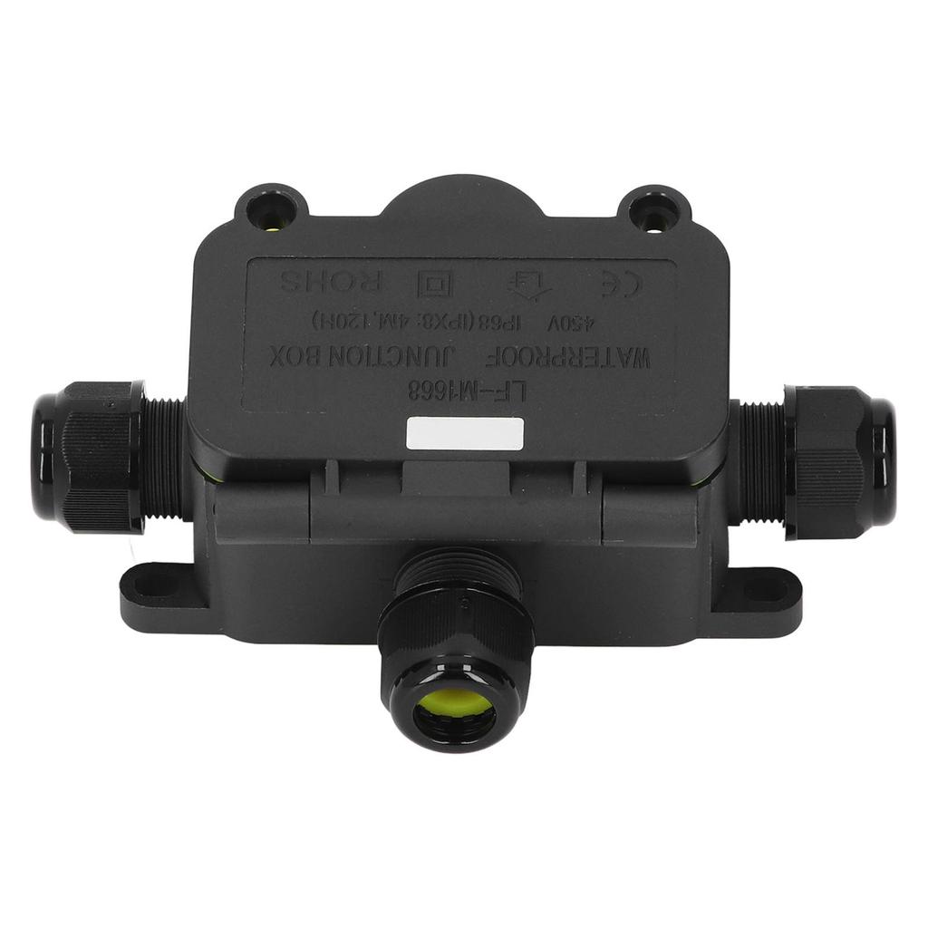 Water Proof Electrical Box, 3 Way IP68 Junction Box for LED Lights, 40A 450V Outdoor Connection Box for Street Lights,  , with Silicone S