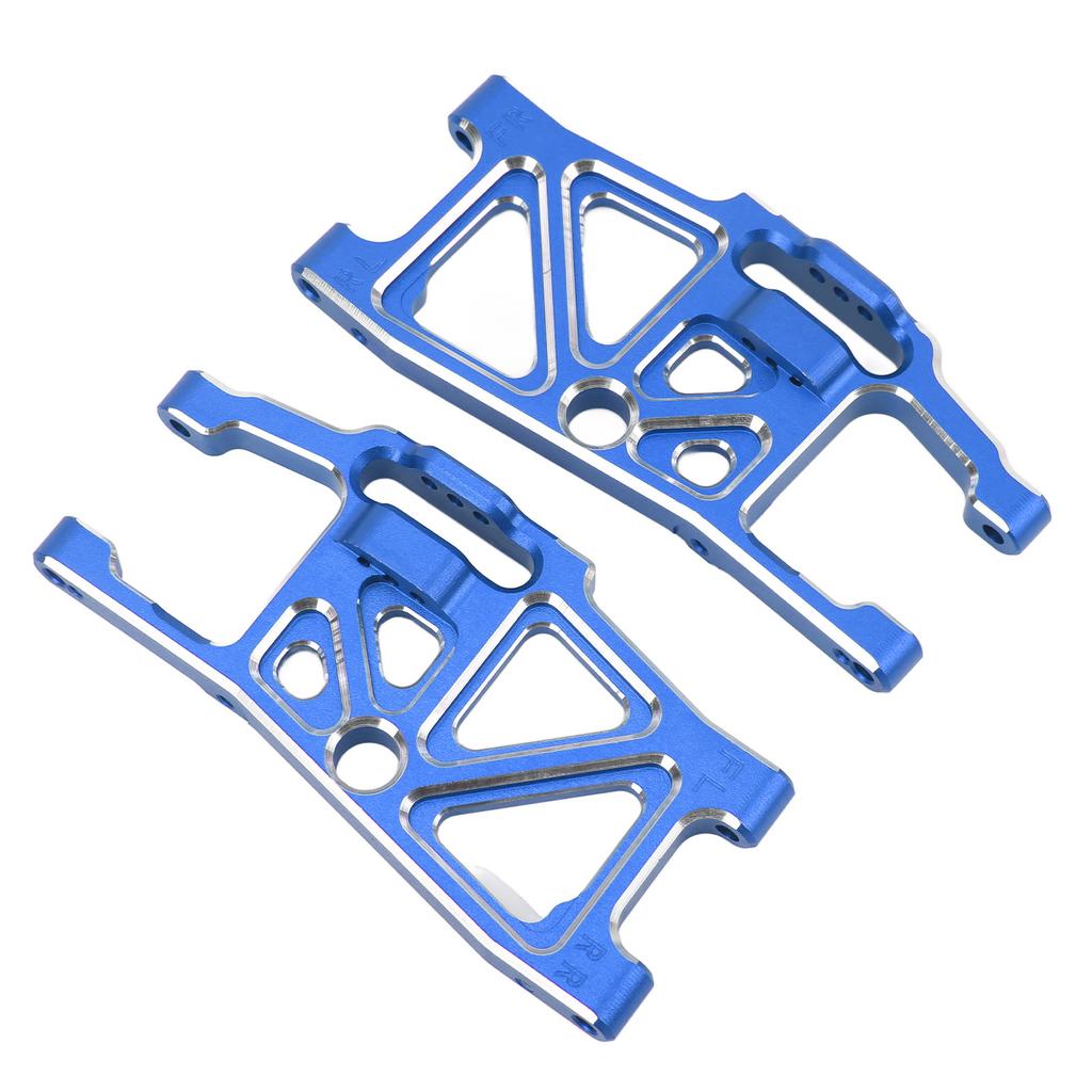 RC Front and Rear Lower Suspension Arm Set Aluminum Alloy RC Swing Arm Set for Traxxas 1 10 MAXX 2.0 RC Cars Dark Blue