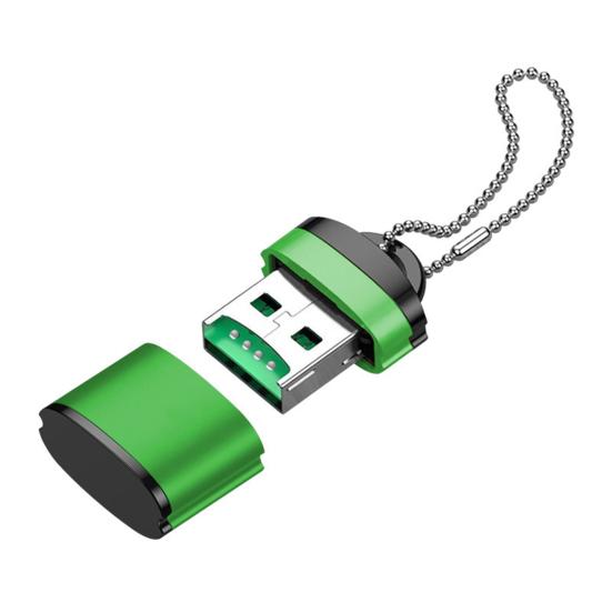 High-Speed USB Card Reader Portable Multi-Slot Adapter for TF/SD Cards, Plug-and-Play Fast Data Transfer Card Reader for Phone Computer Speaker