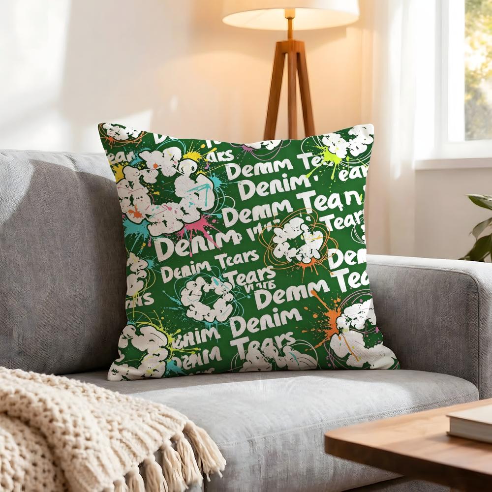 Art Modern Popcorn Graffiti Cushion Cover 4Pcs Decorative Covers Soft Cushion Case for Sofa Couch Decor 40x40 45x45 Pillowcases 4PCS