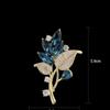 Women's  Luxury Exquisite Elegant Elegant Flower Brooch Luxury Exquisite Brooch Autumn And Winter Coat Design Sense