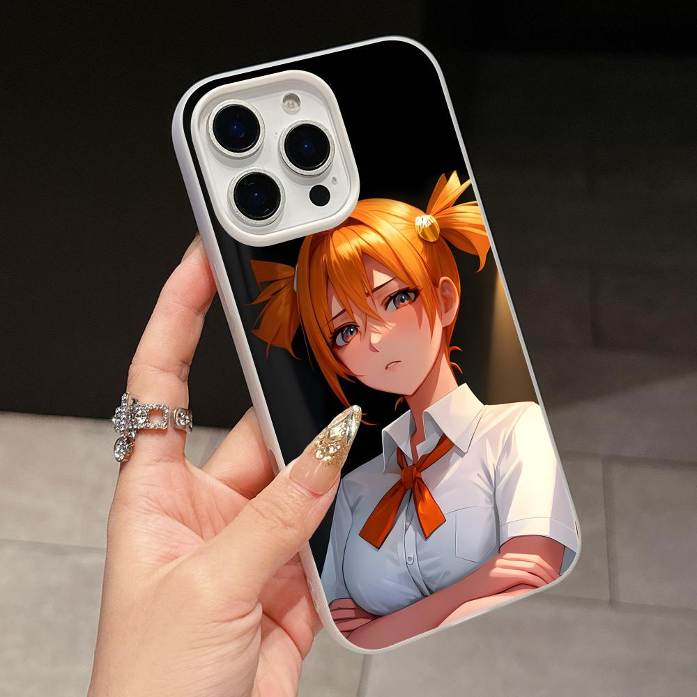 Everlasting Summer Alisa Jelly Double layer White Mobile Phone Case for iPhone 17 16 15 14 13 12 11 Air Pro Max Plus Protective