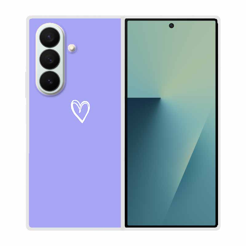 Coque For SAMSUNG Fold 7 5G Cases Animal Marble Clear Hard Phone Funda for Galaxy Z Fold7 5G Back Cover Zfold7 Transparent Shell